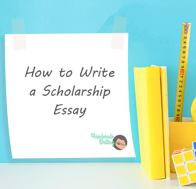 how to write a college scholarship essay