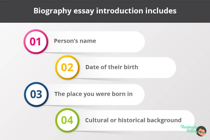 how to end a biography introduction