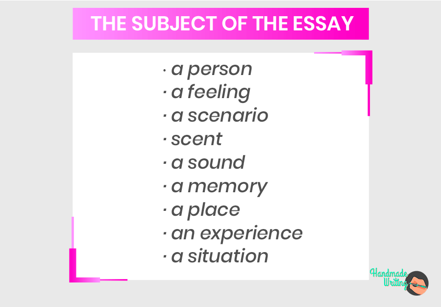 descriptive essay topics