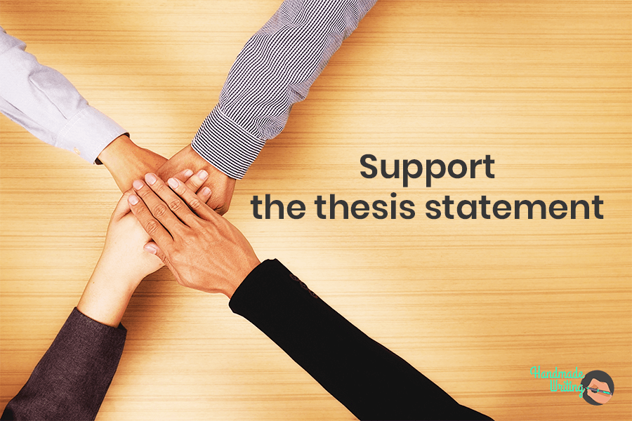 Support the thesis statement