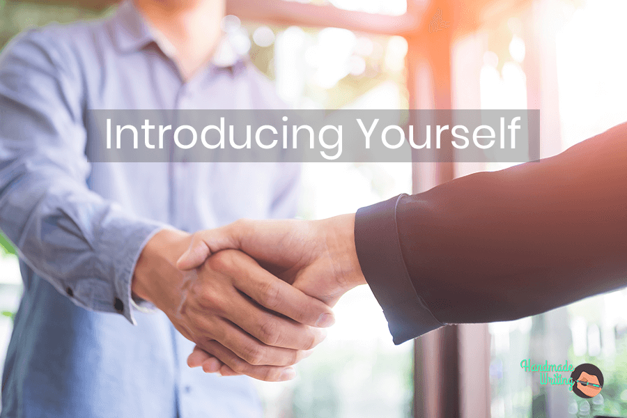 Introducing yourself