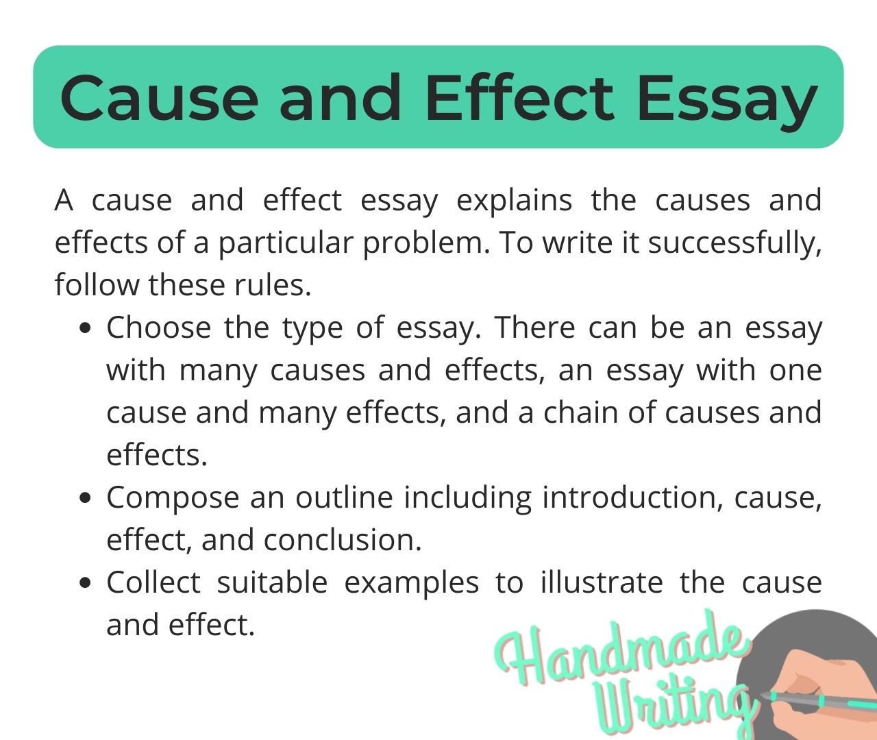 how to write a cause and effect essay apush