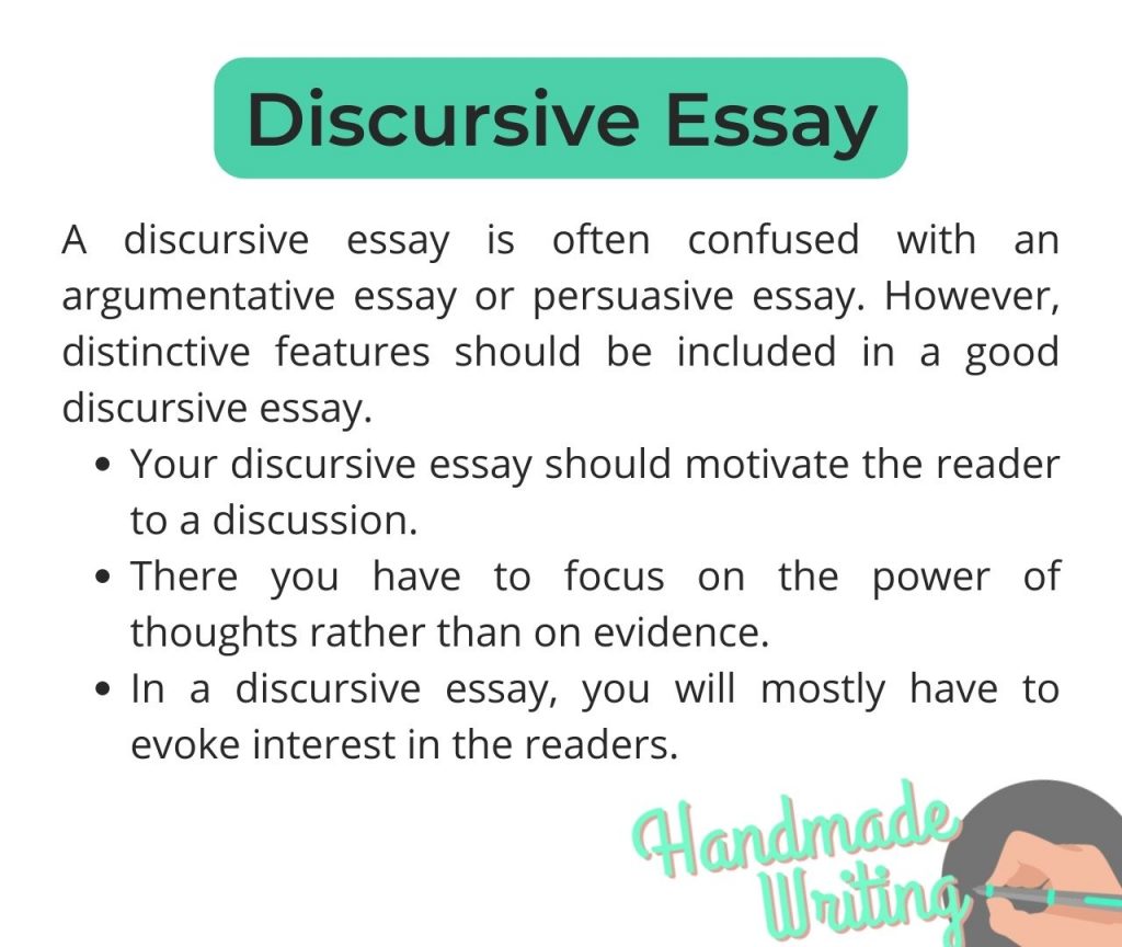 define discursive essay