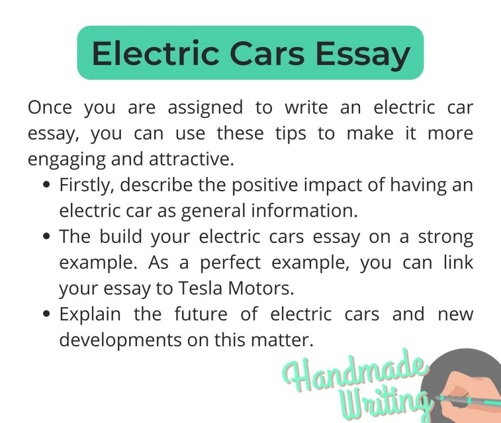 speech writing on electric vehicles