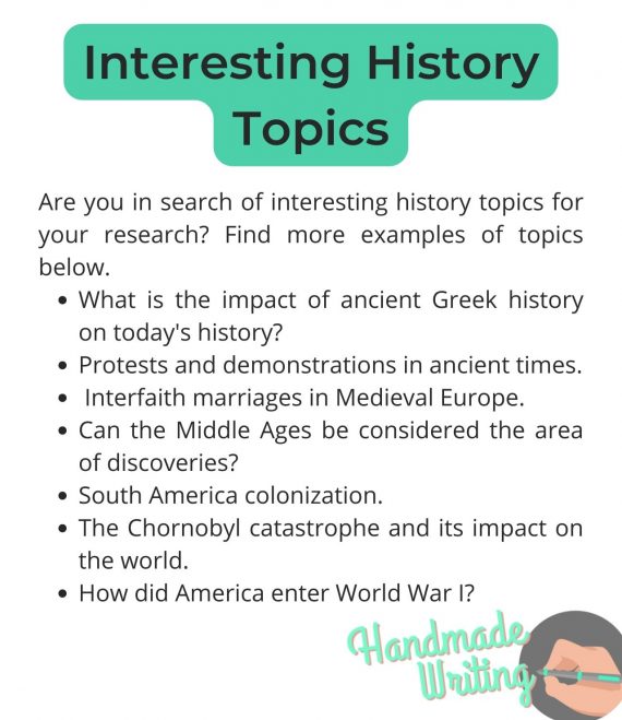 Shortlist Of Captivating History Topics For Your Paper