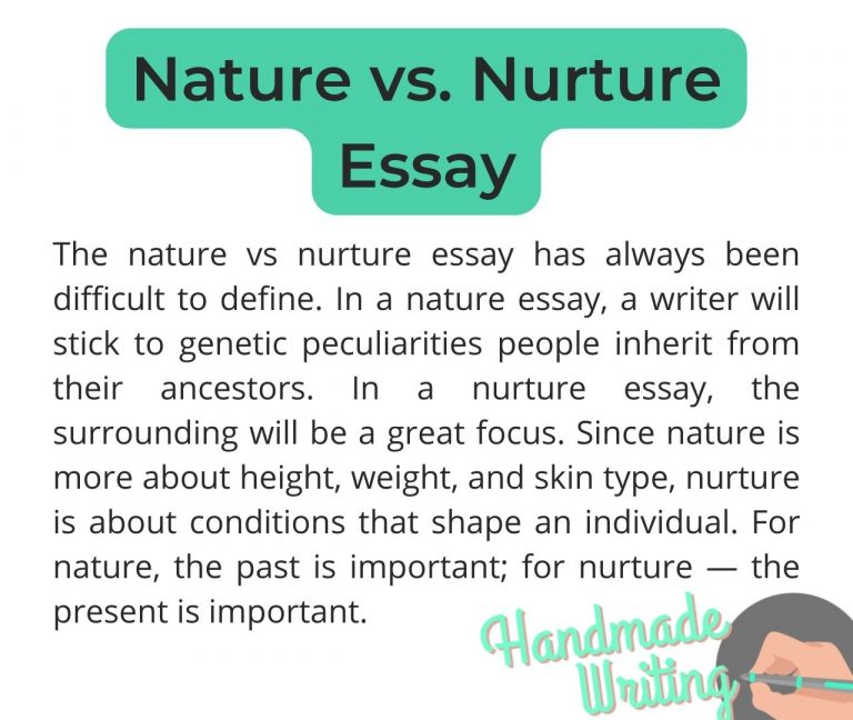 nature vs nurture essay plan