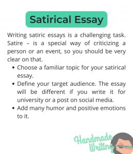 sarcastic essay topics