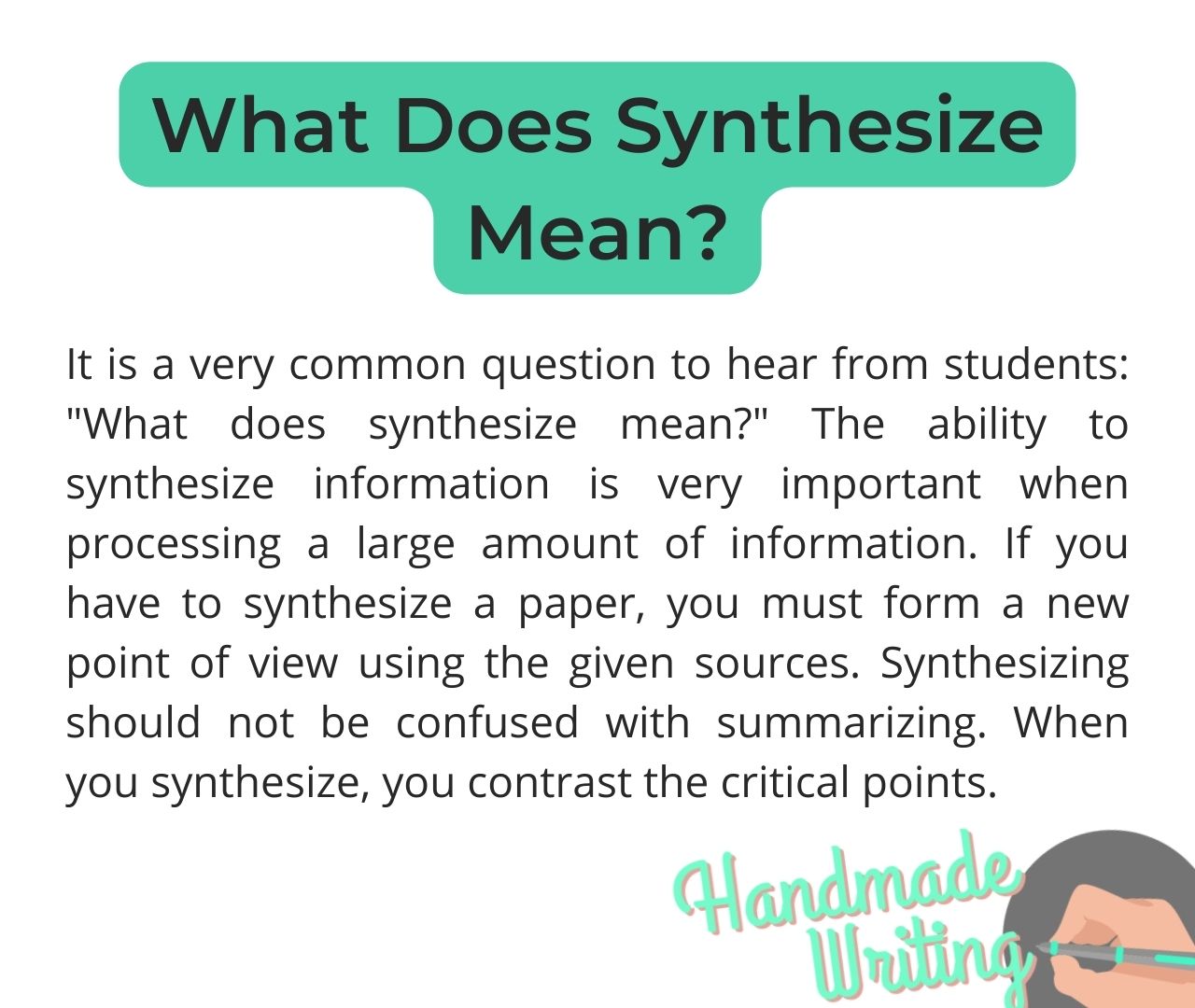 How To Write A Synthesis Essay Full Guide By HandmadeWriting