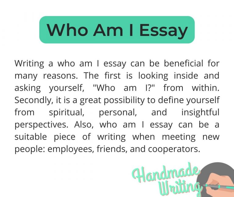 who i am essay 500 words example