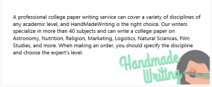 college paper writing service